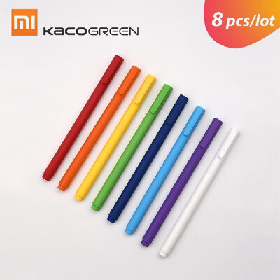 

8pcslot Xiaomi Mijia K1 Gel Pen With Black 05 Refill Neutral Pen Colorful Colors Smooth Writing Signature Pen Student Supplies O