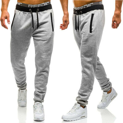 

Mens Slim Fit Tracksuit Sport Gym Skinny Jogging Joggers Sweat Pants Trousers