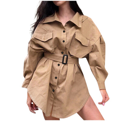 

Toponeto Women Slim Windbreaker Double Breasted Long Trench Coat Jacket Overcoat Outwear