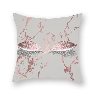 

Eyelash Lash Square Home Sofa Decor Pillow Cover Case Cushion Cover Size 18
