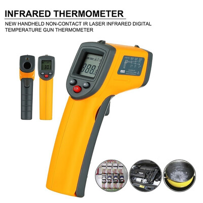 

Digital Infrared Thermometer Professional Non-contact Temperature Tester IR Temperature Laser Gun Device Range -50550°C
