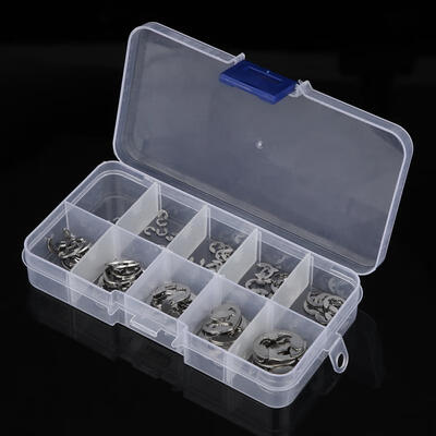 

Greensen 120pcs Stainless Steel SS304 E-Clip E-ring Shaft Retaining Rings Assortment 15mm-10mm