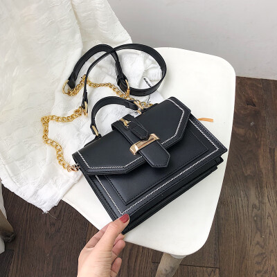 

Fashion sequins French small bag slung versatile foreign women 2019 summer new ins texture small square bag