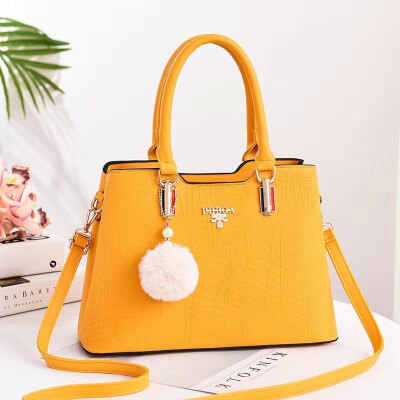 

2019 new ladies handbags European&American fashion trend shoulder bag PU leather casual handbag