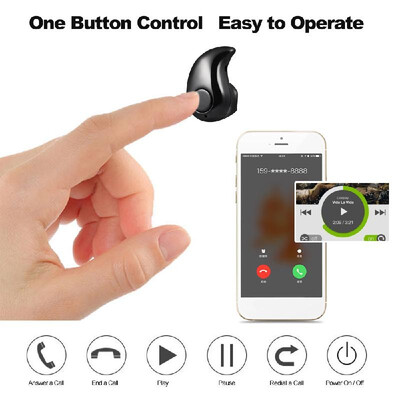 

S530 Invisible 4g Earphone Bluetooth 41 Headphones In-ear Headset Stereo Music Earphone Smart Phone Earbuds Hands-free with Micro
