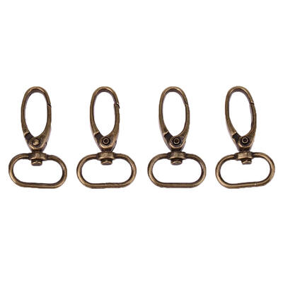 

4pcs Retro Style Antique Bronze Finish Luggage Bag Buckle Lobster Clasps