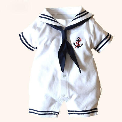 

HOT Baby Boy Infant Anchor Sailor Romper Jumpsuit Playsuit Baby Grows Outfits 4-18M