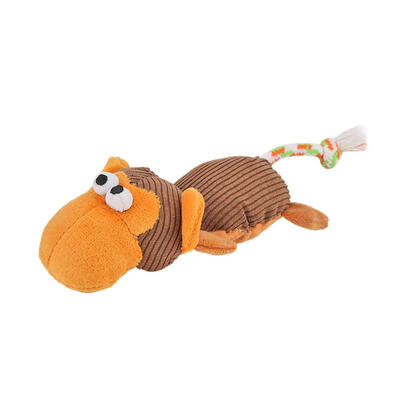 

Cute Animal Shaped Pet Dog Plush Toy Funny Squeak Sound Molar Chew Toys