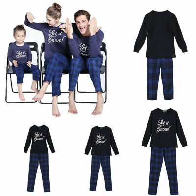 

Family Matching Adult Women Kids Christmas Pyjamas Nightwear Pajamas Sets