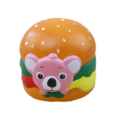 

Gotoamei Adorable Squishies Koala Hamburger Stress Reliever Scented Super Slow Rising Toy