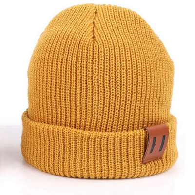 

Winter Warm Hat Mom Newborn Kid Boy Girl Knitted Woolen Headwear Beanie Cap Hats