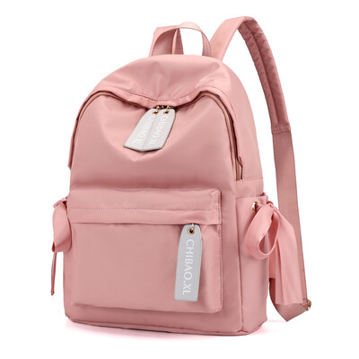 

The Korean version of backpack made of Oxford cloth for girls with shoulder bags