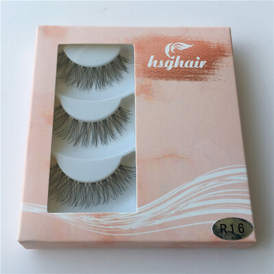 

HUISGHAIR transparent stem simulation human hairlash eyebrow sharpening airy thick&long simulation false eyelashes 14516