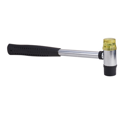 

PH PANDAHALL 1PCS Platinum Double-Faced Soft Mallet 25mm Sledge Hammer with Steel Handle