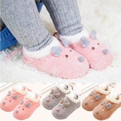 

Newborn Baby Christmas Cartoon Cartoon Warm Soft Sole Boot Cotton Shoes Comfy