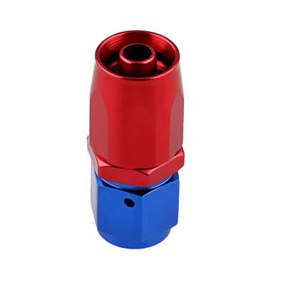 

AN8 Aluminum Swivel Hose End Fitting Adapter for Oil Fuel Line RedBlue