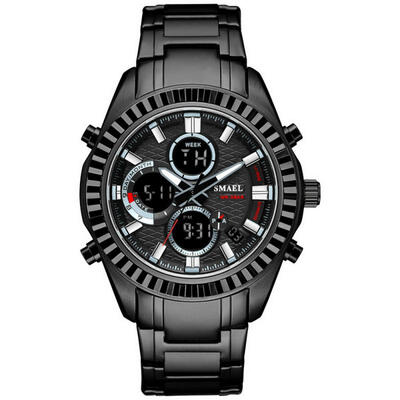 

SMAEL 1430 Fashion Outdoor Waterproof Watch Multi-function Digital Male Sports Wristwatch