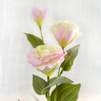 

Simulated Bouquet Wholesale Trigeminal Eustoma Fake Flower Wedding Home Decor