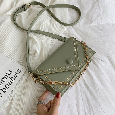 

Ins simple bag girl summer chain handheld bag new 2019 quality feeling single shoulder oblique shoulder popular small square bag