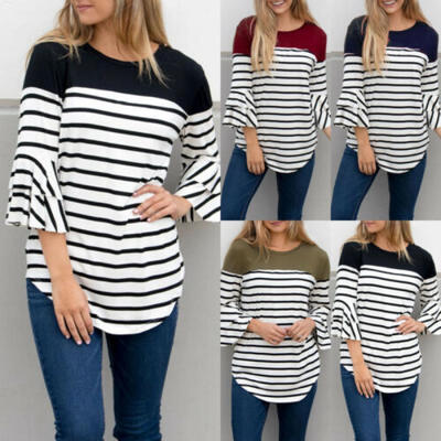 

Pregnant Women Maternity Clothes Mom Nursing Breastfeeding T-Shirt Top tee