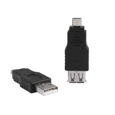 

Greensen 10PCS Aluminum Alloy ABS Interface Adapter Package Micro male to MINI female AdapterUSB mother to mother Adapter