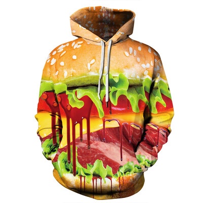 

New Fashion 3D Printed Hooded Sweatshirt Mens Pullover Hooded Jacket Coat Outwear Jumper Top Unisex Adult Hooded Sweatshirt
