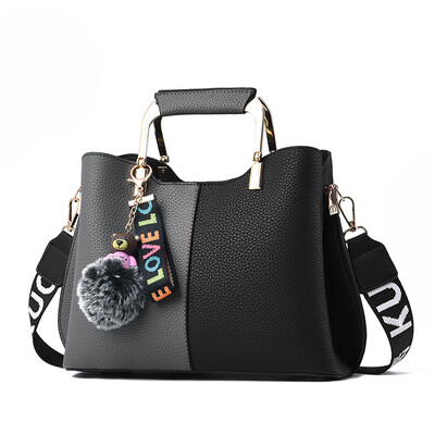 

On the new portable female Korean ladies simple Joker fashion shoulder bag slung a large bag of womens bags