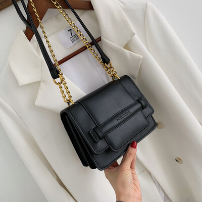 

The new 2019 Korean version of the new high-grade foreign gas chain bag with a small square bag tide on the new high-grade foreign
