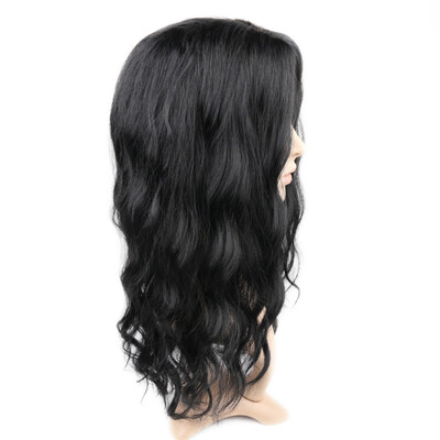 

〖Follure〗Medium Length Wave Body Black Natural Low Temperature Synthetic Wigs Hair For Bl