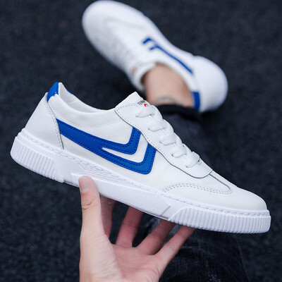

Small white shoes mens breathable wild trend fashion shoes mens casual canvas white shoes mens shoes