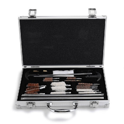 

Universal Portable Cleaning Kit Copper Wire Cleaner Sponge Inside Convenient Durability Aluminium Alloy Case