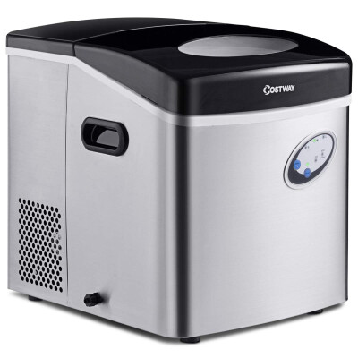 

Stainless Steel Ice Maker w 48 lbs Productivity