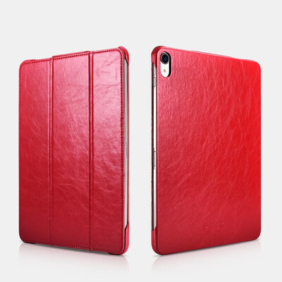 

Icarer Genuine Leather Case For iPad pro 11" Microfiber Leather Flip Cover For iPad Pro 112018 inch High Quality Business Case