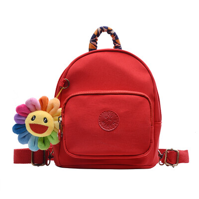 

New nylon cloth mini-shoulder bag with ladiesstraddles on a multi-purpose backpack for teenage girls