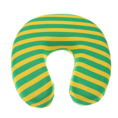 

Stripes U Shaped Neck Pillow Slow Rebound Memory Foam Plane Travel Cushion