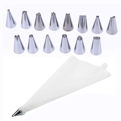 

16pcs A Set Cake Mold Stainless Steel Decorative Tool Mounting Pattern
