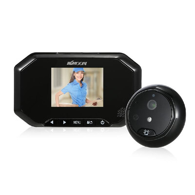 

KKmoon 3" LCD 720P Digital Peephole Viewer 160° Door Eye Doorbell HD IR Camera Night Vision Photo TakingVideo Recording for Hom