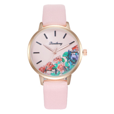 

Creative flowers womens fashion watches trend fashion women