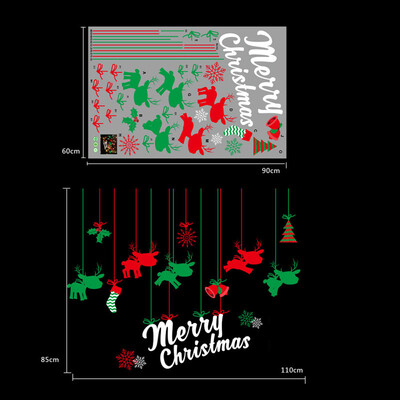 

〖Follure〗Christmas Elk Removable Furniture Vinyl Window Wall Sticker Decoration