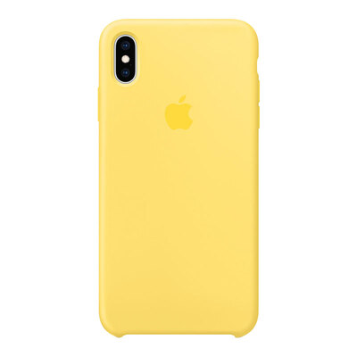 

Silicone Case for Apple iPhone  Max-Light Yellow