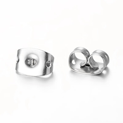 

304 Stainless Steel Ear Nuts Stainless Steel Color 6x45x3mm Hole 08mm