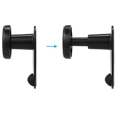 

Headphone Stand Over Ear Headsets Hanger Holder Telescopic Hanging Bracket Universal Mount with Wired Headphones Cable Hook