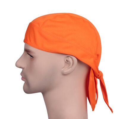 

Outdoor Quick Dry Solid Cycling Cap Headbands Head Scarf Headscarf Headband Summer Men Running Riding Pirate Hat Shape