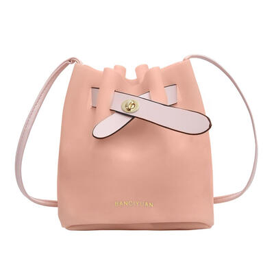 

Jelly Girls Shoulder Handbags Women Casual Small PVC Bucket Crossbody Bags