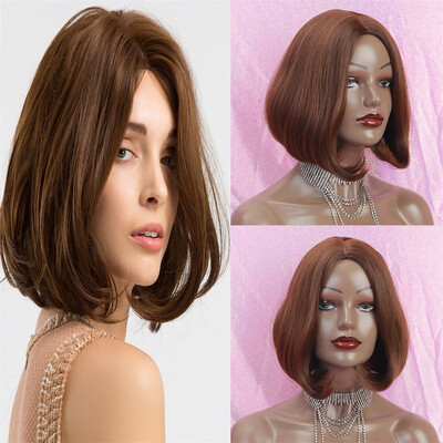 

〖Follure〗Sexy Women Short Brown Bobo Wig Party Synthetic Fashion Wigs Rose Net Hot