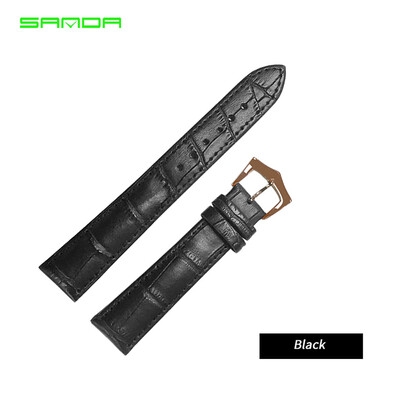 

〖Follure〗Multicolor Rose Gold Gold Buckle Soft Real Leather Strap Watch Accessories 18mm