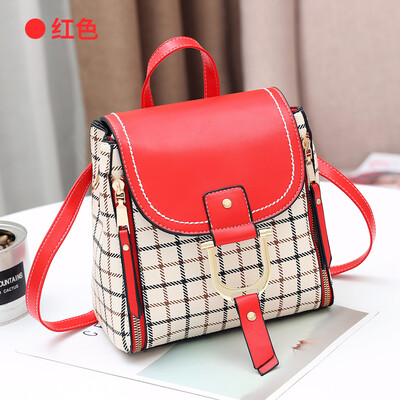 

Bag woman bag double shoulder bag woman small bag Korean version fashion one shoulder bag woman backpack oblique satchel bag