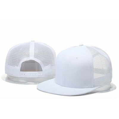

SUNSIOM Adjustable Snapback Trucker Baseball Cap Hat Men Unisex Mesh Visor Flat Hat