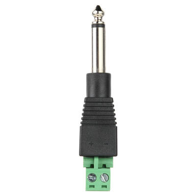

635mm Mono TS Male to AV Screw Video Balun Terminal Adapter Converter Plug