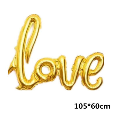 

Foil Balloons LOVE Siamesed red heart Ballon Wedding Decoration Ballon Romantic Valentines Day Love Letter Balls Party Supplies